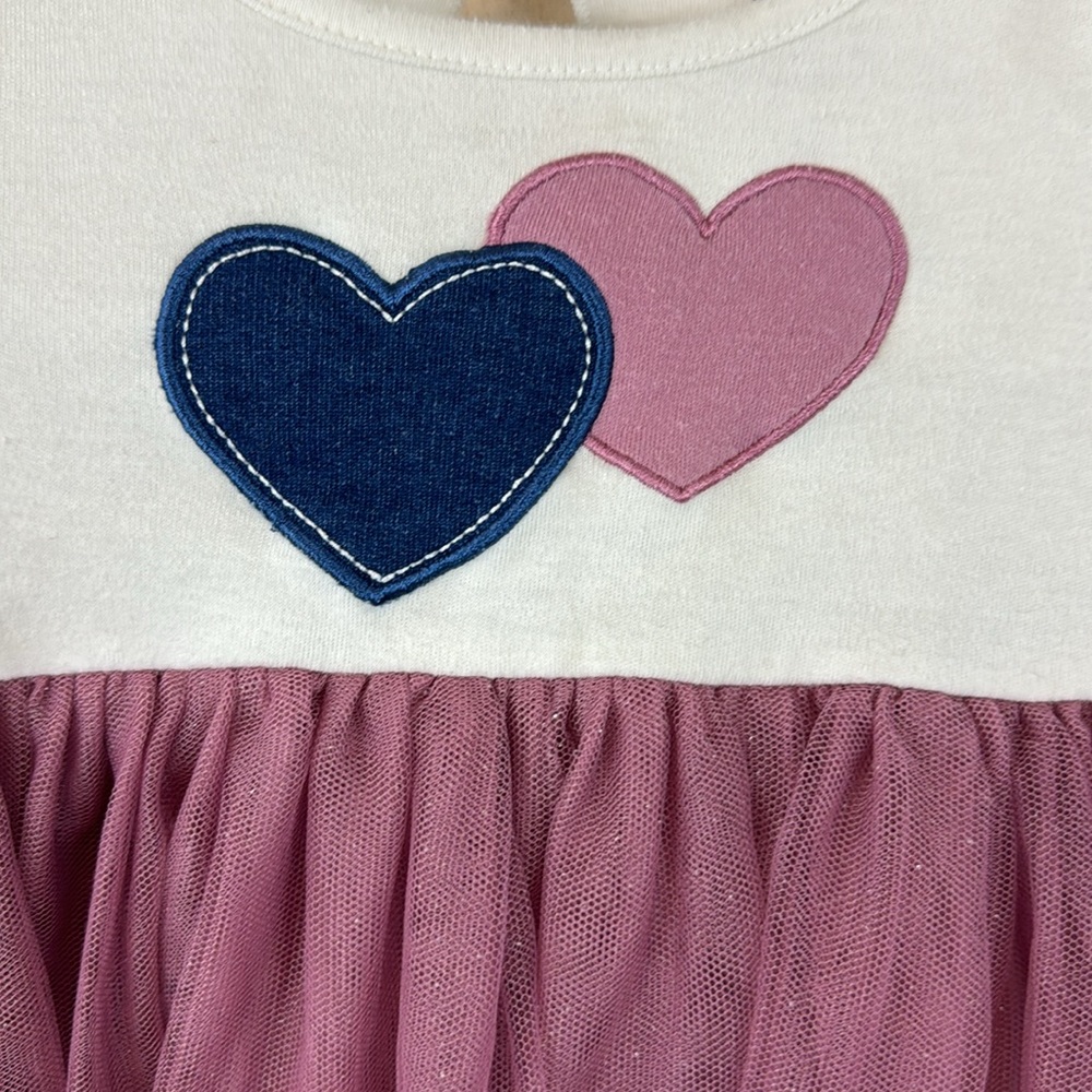 Start Up Kids Heart Motif Dress Size 2T - Picture 2 of 8